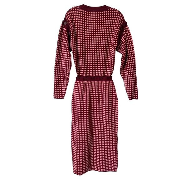 SKFK x Martina Spetlova Burgundy Pink Lakora Convertible Dress Top Skirt Size 6 - Picture 5 of 12